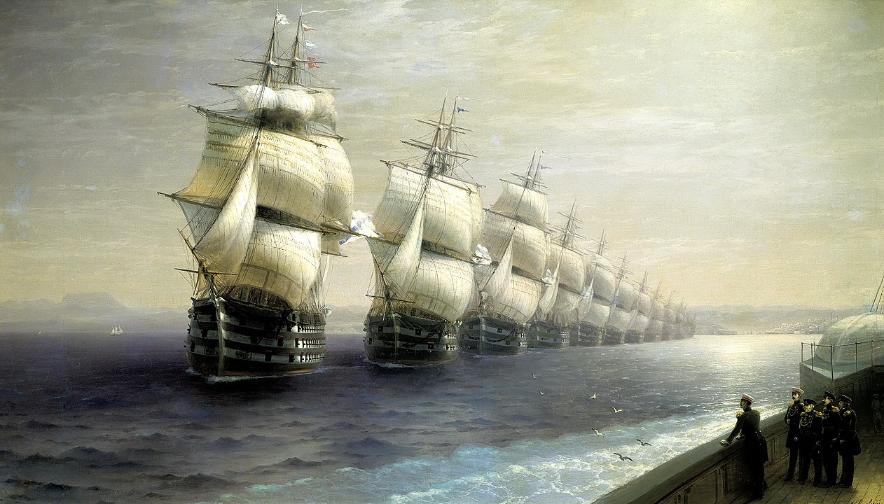 Айвазовский И.К. «Смотр Черноморского флота в 1849 году»