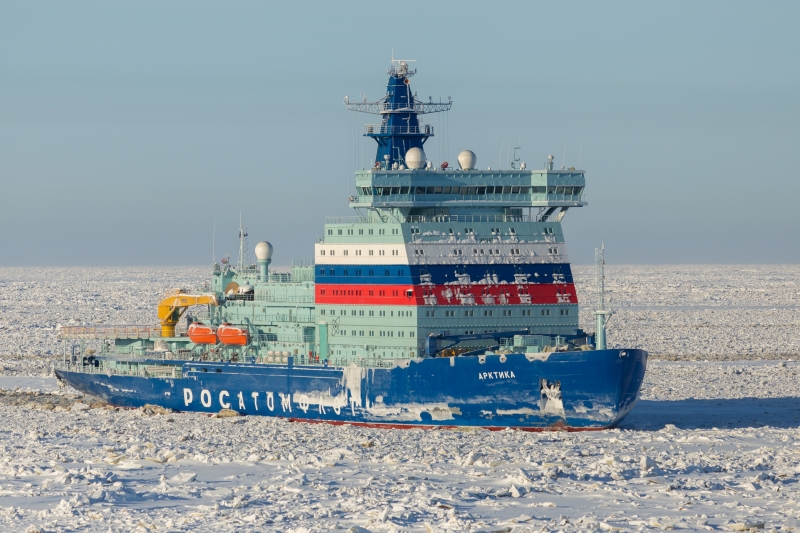 Арктика проводка март 2021 фото с сайта Росатомфлот