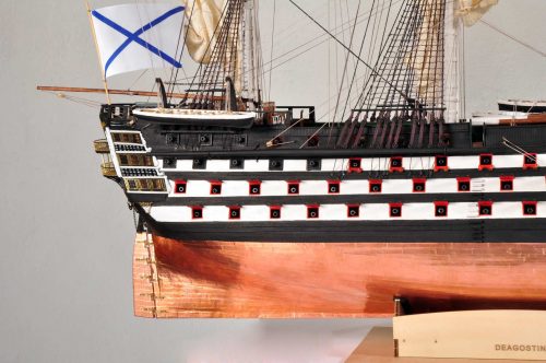 модель корабля 12 Апостолов мастерской моделей кораблей СПб