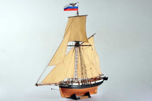 модель корабля Авось мастерской моделей кораблей СПб
