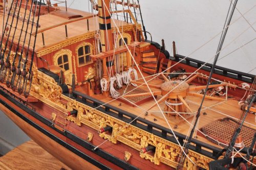 модель яхты Кэролайн мастерской моделей кораблей СПб