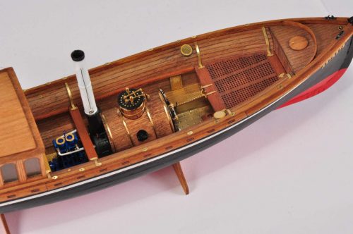 модель парового катера Дагмар мастерской моделей кораблей СПб
