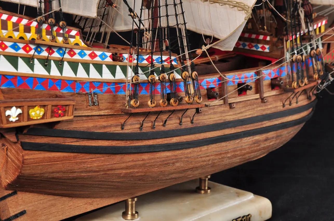 Пиратский корабль Френсиса Дрейка Golden Hind (Золотая Лань), 1580 г., 1:53 — изображение 2