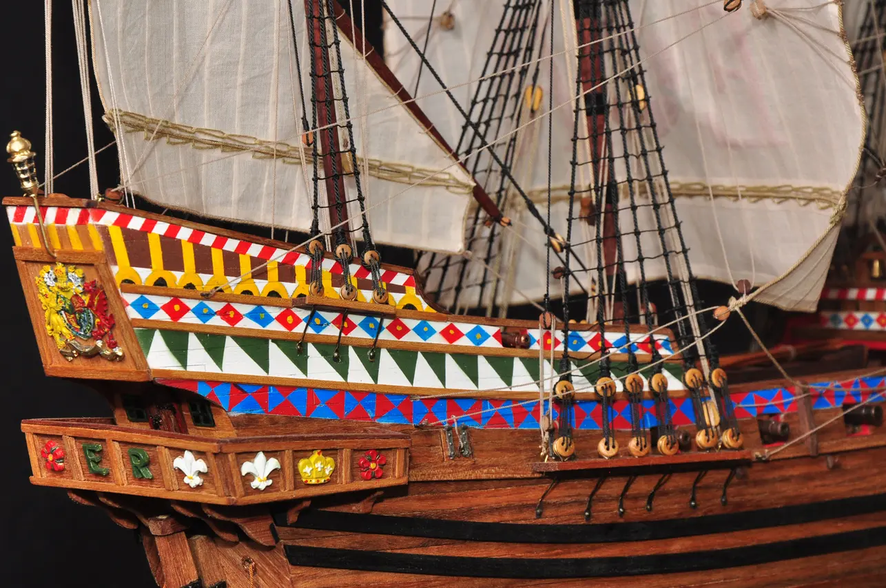 Пиратский корабль Френсиса Дрейка Golden Hind (Золотая Лань), 1580 г., 1:53 — изображение 3