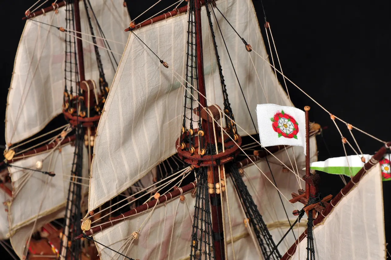 Пиратский корабль Френсиса Дрейка Golden Hind (Золотая Лань), 1580 г., 1:53 — изображение 4
