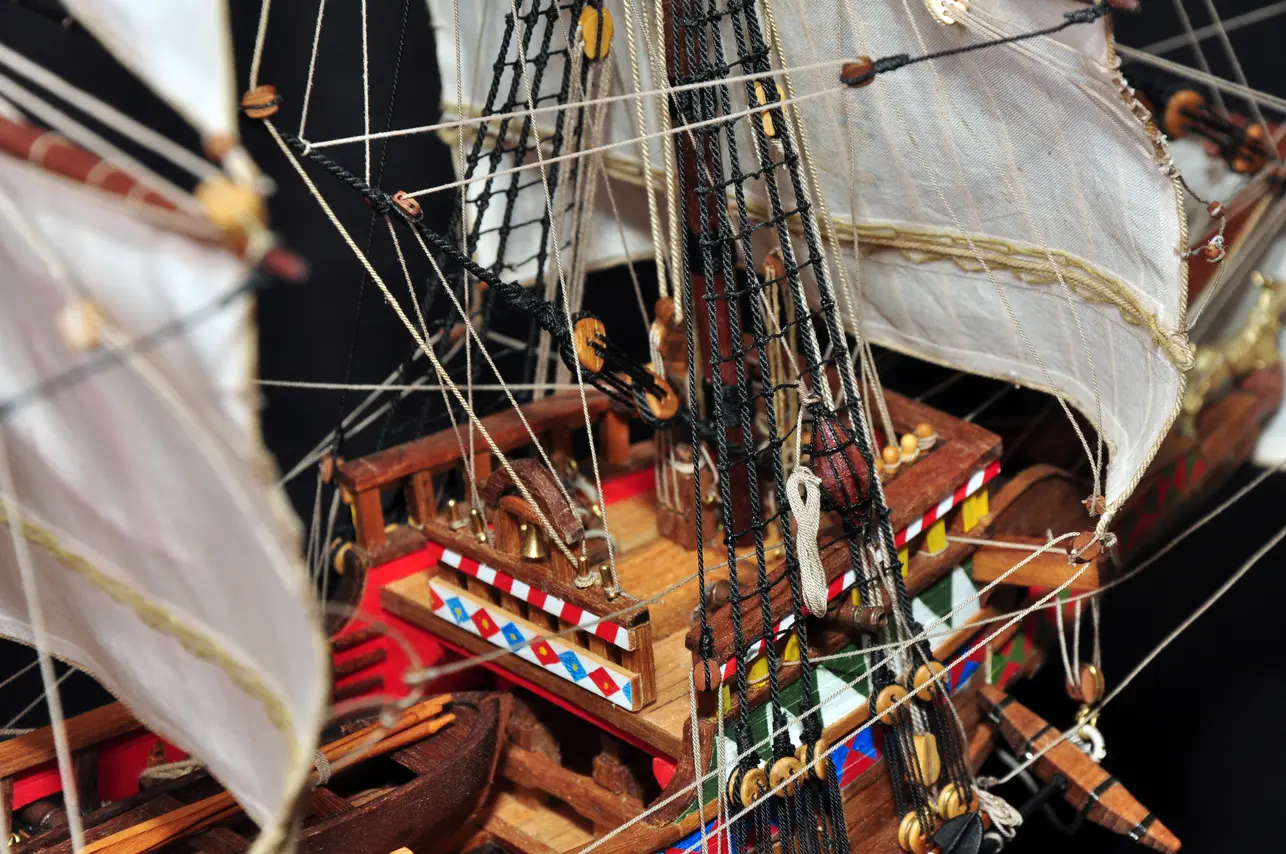 Пиратский корабль Френсиса Дрейка Golden Hind (Золотая Лань), 1580 г., 1:53 — изображение 5