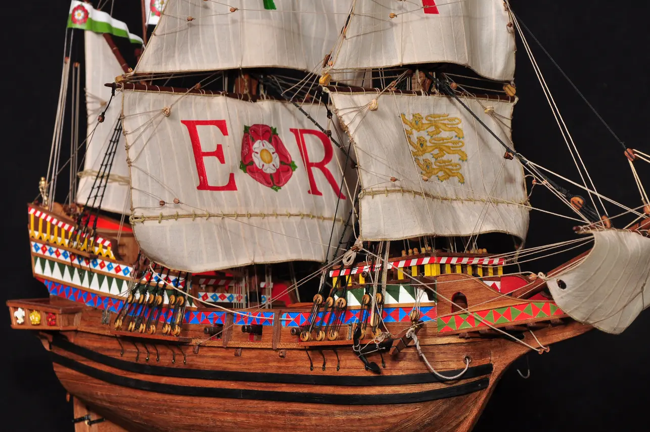Пиратский корабль Френсиса Дрейка Golden Hind (Золотая Лань), 1580 г., 1:53 — изображение 6