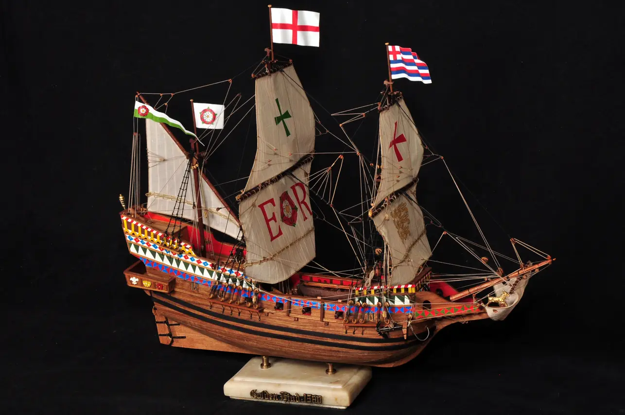 Пиратский корабль Френсиса Дрейка Golden Hind (Золотая Лань), 1580 г., 1:53 — изображение 7