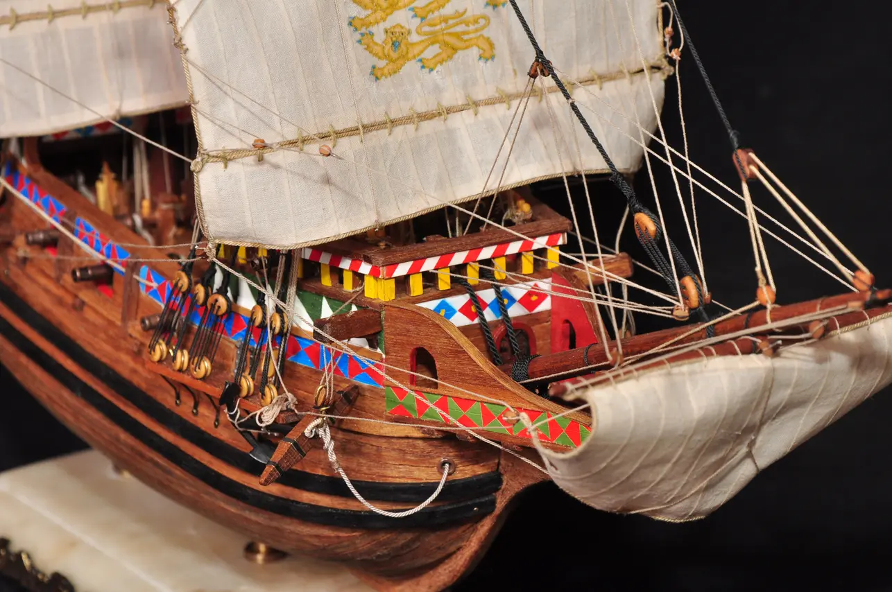 Пиратский корабль Френсиса Дрейка Golden Hind (Золотая Лань), 1580 г., 1:53 — изображение 8