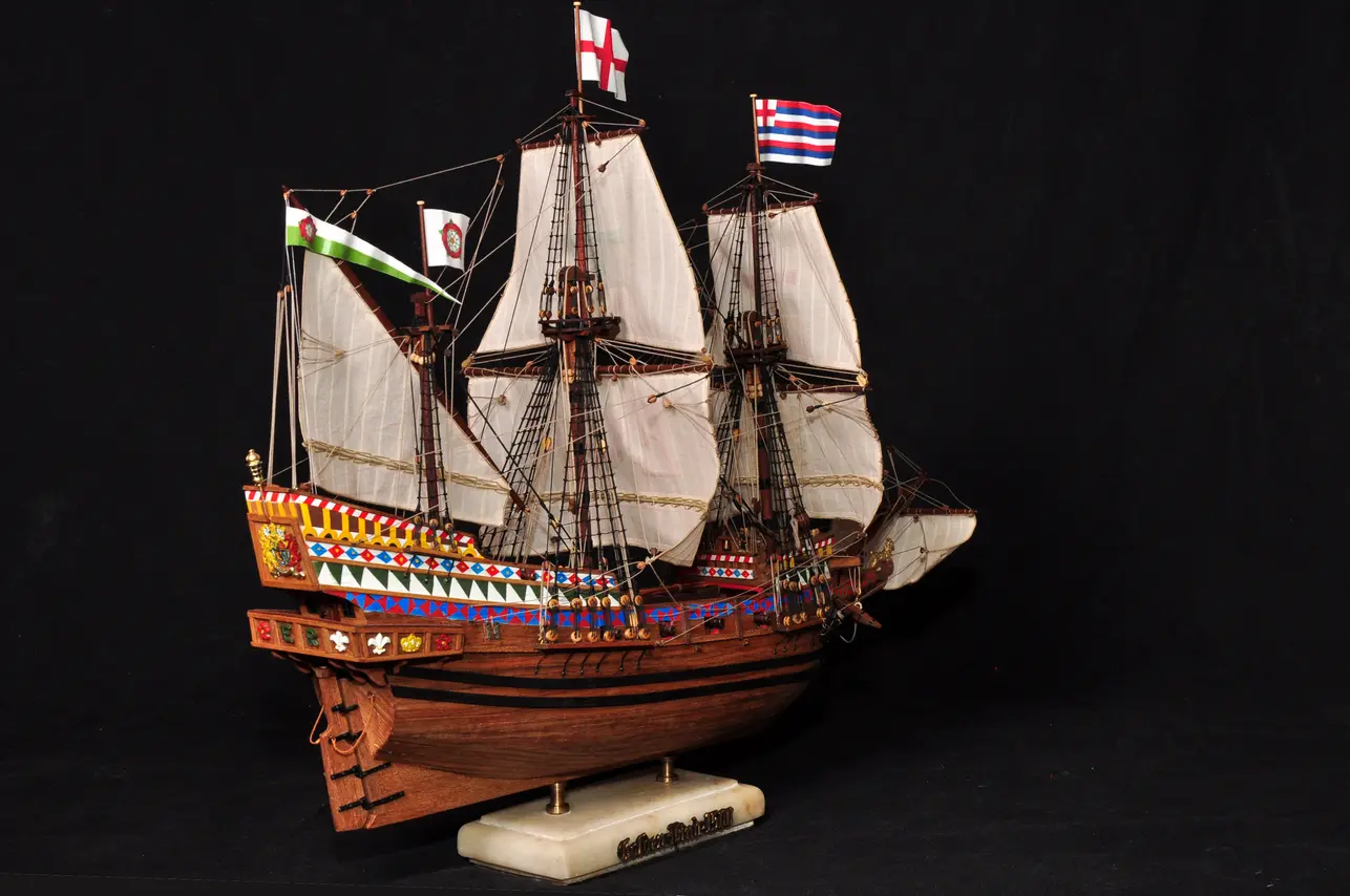 Пиратский корабль Френсиса Дрейка Golden Hind (Золотая Лань), 1580 г., 1:53 — изображение 10