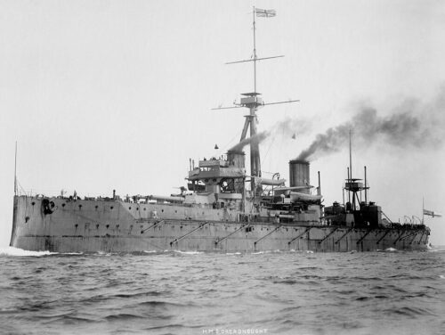 HMS Dreadnought (British Battleship), 1906